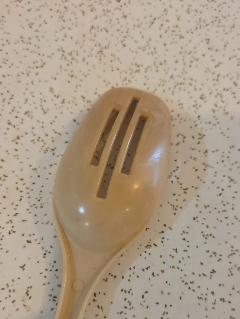 Foley Vintage Serving Spoons, Fork, Ladle Set Of‎ 4 Almond Beige